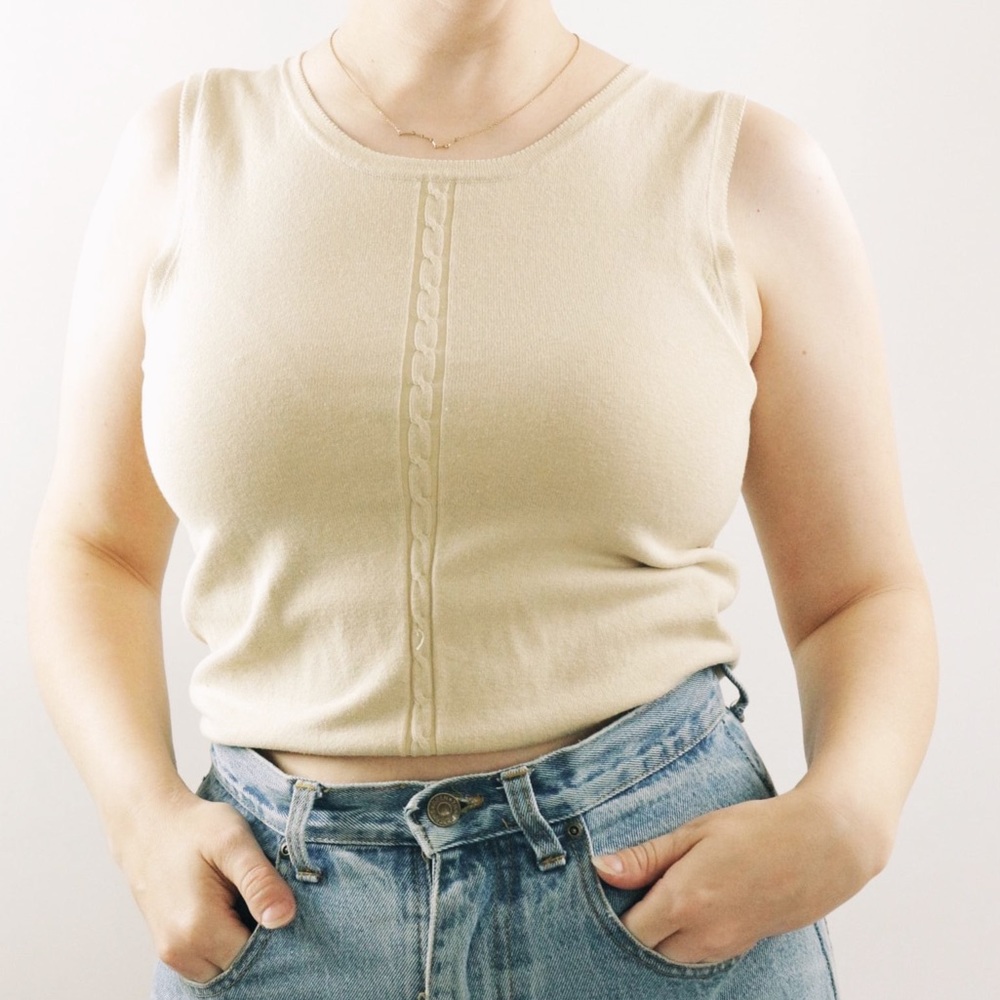 Vintage Sleeveless Sweater